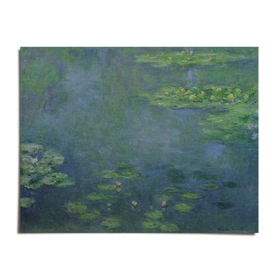 Waterlilies 4 - Claude Monet - 8x10 - Wall Art Print - UNFRAMED