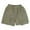 Army Green, variant on Boys Pants Pocketed Elastic Solid Print Cargo Shorts Breathable Streetwear 3-4 Years