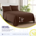 thumbnail image 3 of Sábanas Sweet Home Collection RV Short Queen Brown, 3 of 6