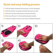 Foldable Backpack, Green