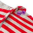 thumbnail image 5 of Special Needs Clothing for Older Children (5-6 Yrs Old) - Zip Back Jumpsuit for Boys & Girls by KayCey Grey/Red, 5 of 7