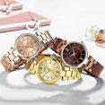 thumbnail image 5 of Bluelans Mini Focus Mujer Elegante Correa de Acero Números Romanos Reloj de Pulsera de Cuarzo con Esfera Grande, 5 of 5
