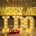 thumbnail image 3 of Homeer Decorative Light Decorative Lamp Digital Number Light Decorative Light - Glowing Plastic LED Marquee Light Up Letter GRAD 2023 Graduation Party Decor, 3 of 11