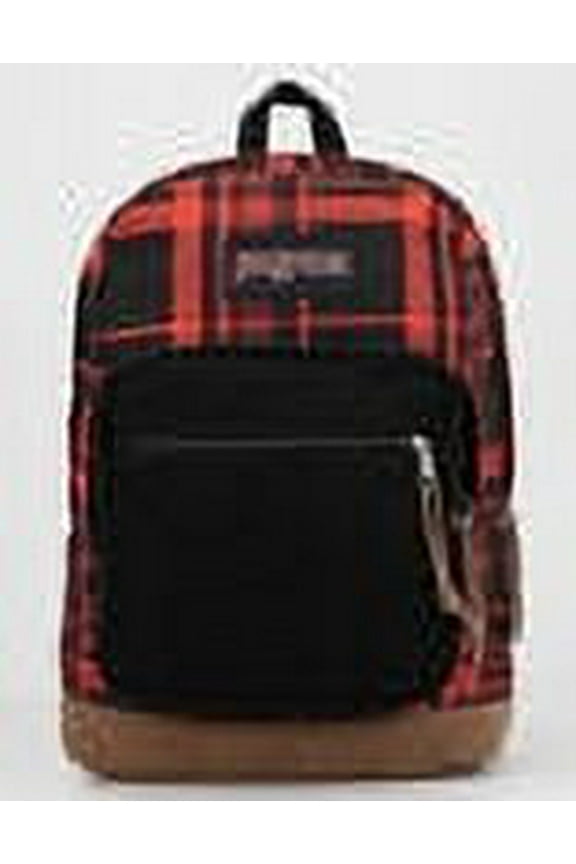 Plaid Red/Gray/Black Backpack