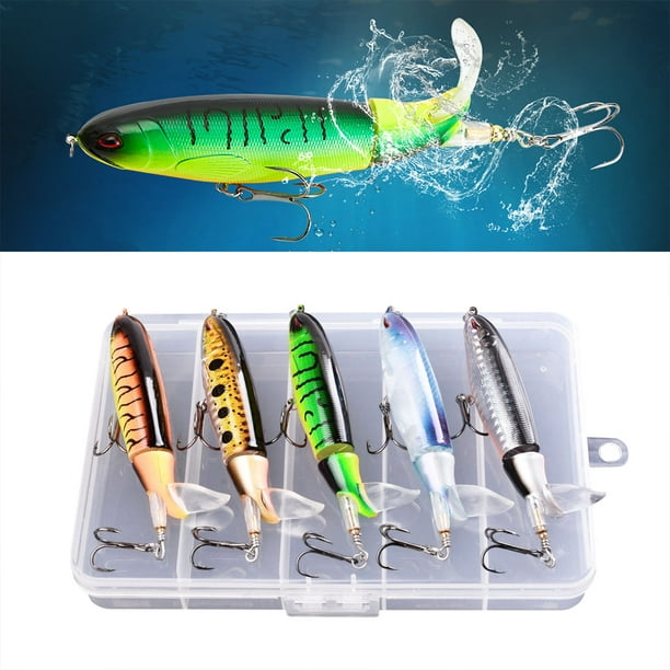 Ourlova Fishing Popper Lure 9cm 12.7g Floating Whopper Plopper Bionic Lure Baits Fishing Tackle For Freshwater Seawater Other