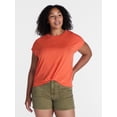 thumbnail image 2 of Time and Tru Women's Twist Front Top, Sizes XS-XXXL, 2 of 6