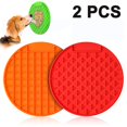 thumbnail image 1 of Alfombrilla para lamer para perros, 2 piezas, almohadilla para lamer para perros, alfombrilla para lamer, alimentador lento, 1 of 3