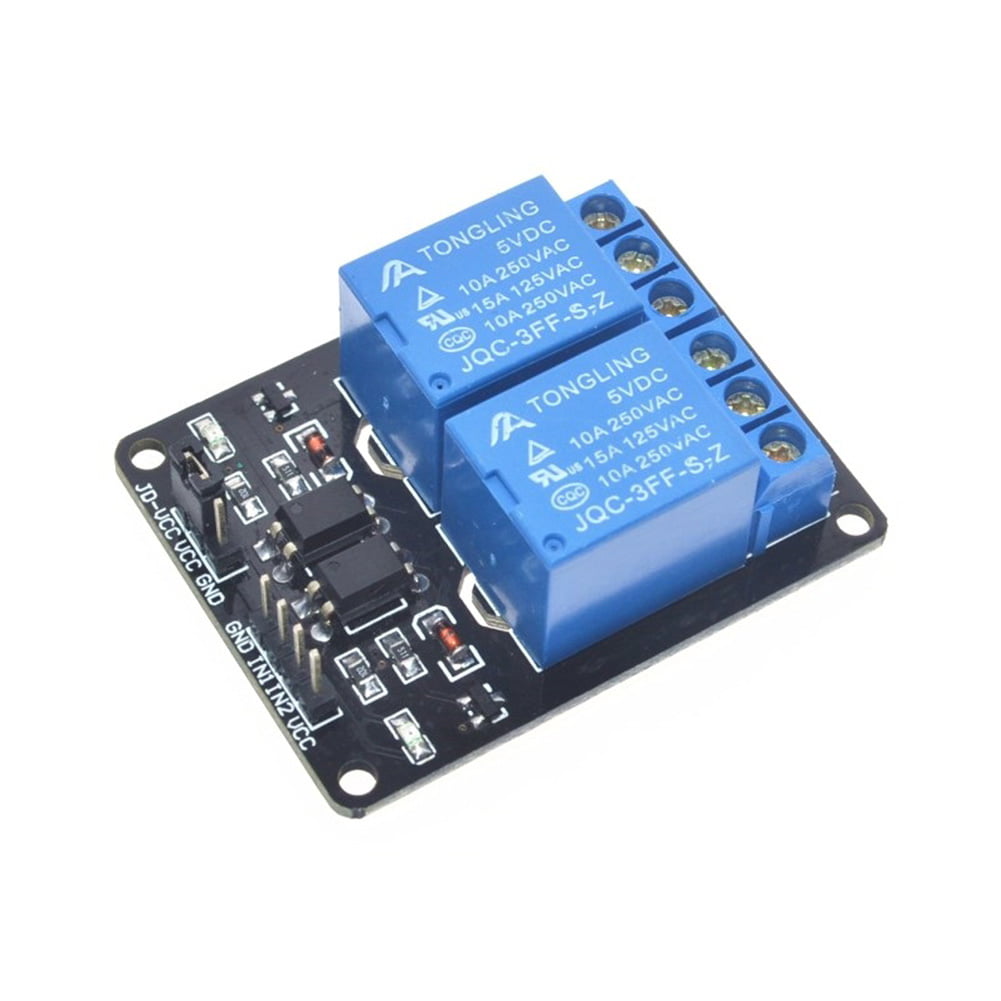 5V Two 2 Channel Relay Module With optocoupler For PIC AVR DSP ARM Arduino NEW 