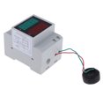 thumbnail image 3 of -2042 Din Rail 0-100A 80-300V Voltímetro Medidor de potencia Amperímetro Zulema Voltímetro de CA Digital de carril DIN, 3 of 7