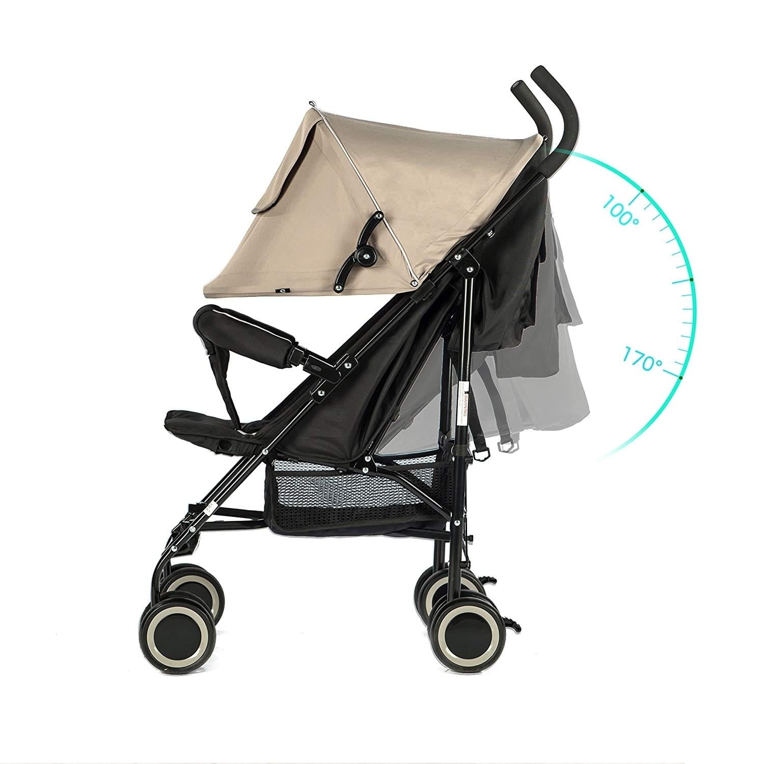 Evezo lightweight adjustable sales baby stroller