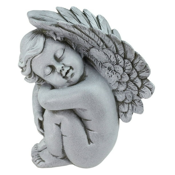 Northlight Heavenly Gardens Sleeping Cherub Angel Outdoor Garden Statue