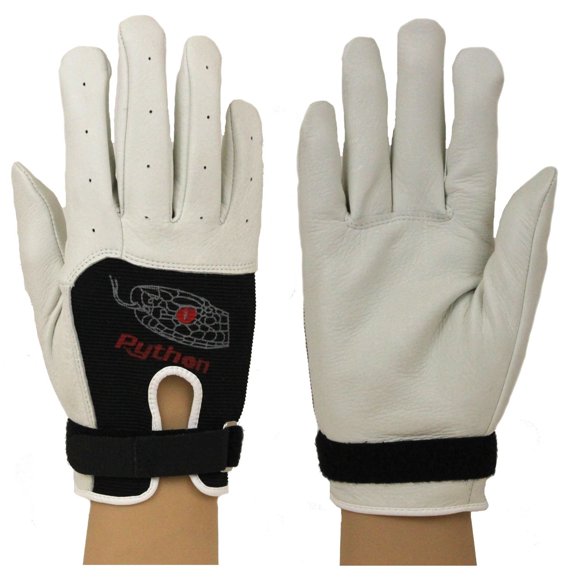 Python Xtreme Gant de Handball (Paire) (Non Rembourré) (avec Sangle) (Petit)