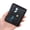 Oil black, variant on Genuine leather ultra-thin men's wallet with 5 credit card slots and coin pocket, classic cowhide wallet