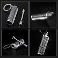 thumbnail image 2 of BIASTNR Permanent Match, Keychain Flint Matchstick Fire Starter Forever Match, Reusable Waterproof Flint Lighter For Outdoor Camping Emergency 2 of 14