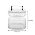 thumbnail image 2 of Minkissy Airtight Sealed Storage Jar Pickle Container Plastic for Cooks 1Set, 2 of 8