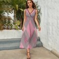 thumbnail image 5 of Diamond Grid Vestido Sin Mangas Vestidos Para Mujer, Vestido Suelto De Verano 2025, 5 of 5