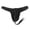 Black, variant on Men's Exotic Underwear for Daily Wear - Comfortable Triangle Briefs with Soft Breathable for Home Leisure and Casual Style, Black