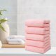 thumbnail image 5 of Toallas de secado rápido, juego de 5 toallitas suaves y absorbentes, tamaño grande para un secado rápido y tacto suave, ideales para el baño, la ducha y el baño de invitados. Aestivo | Rosa, 5 of 8
