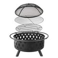 thumbnail image 2 of INTBUYING Foyer Extérieur à Bois et Charbon Barbecue Four Grill de Feu de Camp, 2 of 8