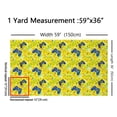 thumbnail image 3 of jejeloiu Gaming Fabric by the Yard 2 Yards,Game Console Room Decor Fabric by the Yard,Yellow Splatter Ink Fabric for Sewing For Boy,Microfiber Room Decor, 3 of 6