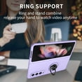 thumbnail image 3 of Nalacover Folding Case for Samsung Galaxy Z Fold4, Rotated Ring Holder Kickstand Rugged PC Shockproof Cover with Magnetic Car Mount Slim Fit Lens Protection Case for Samsung Galaxy Z Fold4, Purple, 3 of 8