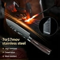 thumbnail image 5 of Kitchen Knife Set,DFITO 5-Piece Kitchen Knife Set Stainless Steel Forged,Ultra Sharp Blades,Chefs Knife Set with Gift Box, 5 of 8