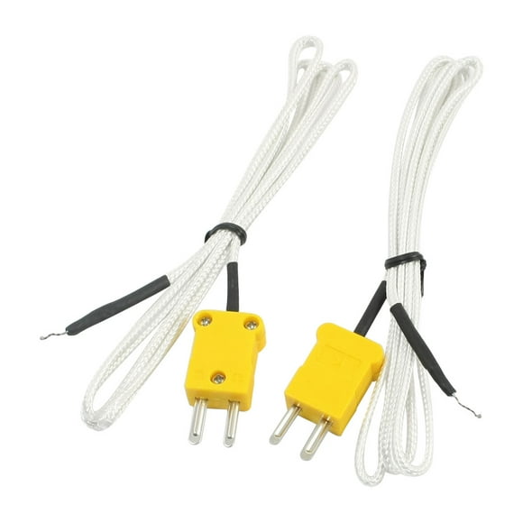 Unique Bargains 2pcs K Type 0-400C Thermocouple Probe Sensor 1 Meter for Thermometer