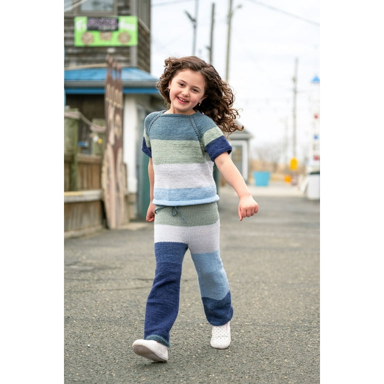 Lion Brand Mandala Baby Echo Caves Self-Striping Acrylic Yarn