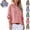 Red, variant on Mfakffe Long Sleeve Shirts for Women Gingham Plaid Ruffled V‑Neck Button Down Blouse Casual Loose Fit Spring Fall Tops
