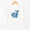 White, variant on Whale Hello There Boys Graphic Print T-Shirt, Ocean Animal Cute Whale 100% Cotton Kids Short Sleeve Tee