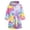 Multicolour, variant on Linfrsh Boys Girls Coral Fleece Bathrobe,Soft Plush Hooded Robe with Adjustable Belt,Cartoon Print,for Toddlers 18 Month -14 Years,Warm Loungewear Shower Robe Kids Pajamas,Size 11-12 Years