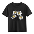 thumbnail image 1 of TaTaai School Season Cute Print Short Sleeve T-Shirt, Valentine's Day Casual Top, Unisex All Season Graphic Tee Gift, 1 of 8