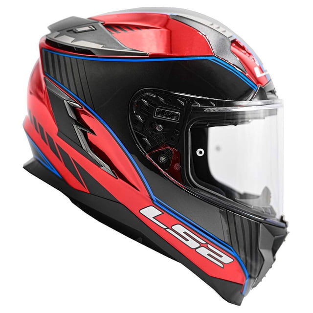 Casco LS2 Challenger GT Boss integral rojo brillante XS