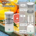thumbnail image 2 of Exprimidor Frutas Jugo Limón Y Naranja Eléctrico Recargable Color Blanco, 2 of 3