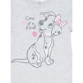 thumbnail image 2 of 101 Dalmations Baby Girl's Short Sleeve Graphic Onesie with Skegging and Matching Bow Headband, 3 Piece Set, Sizes 0/3M-24M, 2 of 8