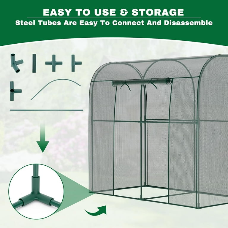 Crop Cages for Garden Plant, 11.8x3.9x6 Ft Plant Protection