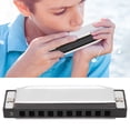 thumbnail image 3 of Harmonica, Festivel Gift Wind Instrument C Key Mouth Organ, Students For Beginers Adults Children, 3 of 8