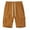 Brown, variant on Chiccall Mens Hiking Cargo Shorts Casual Multi-Pocket Solid Color Cargo Shorts Summer Beach Loose Shorts