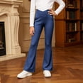 thumbnail image 2 of 11-12 Years Teen Girls Drawstring Pants Elastic Waist Casual Jogger Yoga Pants Pajamas Pants Sweatpants Outdoor Jogger Pants, 2 of 5