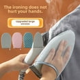 thumbnail image 3 of Mini Ironing Board for Small Areas, Cloth Material, Grey/Blue/Pink, Foldable and Durable, 3 of 8