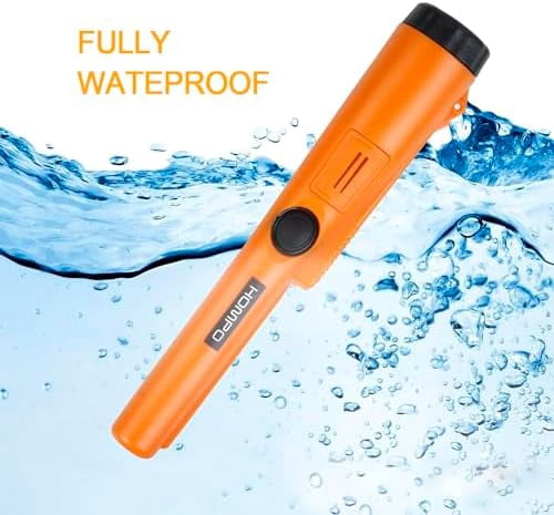 Metal Detector Pinpointer - Fully Waterproof Handheld Pin Pointer Wand, High Accuracy Professional Search Treasure Pinpointing Finder Probe$$Garden &
