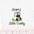 thumbnail image 4 of Inktastic Papa Little Golf Caddy Girls Toddler Dress, 4 of 5