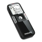 Philips Voice Tracer 4GB Digital Voice Recorder with LCD Display, Black, LFH0645