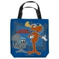 thumbnail image 2 of Rocky And Bullwinkle Animated Comedy Cartoon Series TV Show Tote Bag, 2 of 2