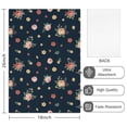thumbnail image 2 of 2 Pcs Pioneer Flower Floral Print Pattern Kitchen Towels, Funny Microfiber Dish Towel Set, 18" X 26" Tea Towels, 2 of 6