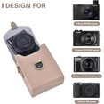 thumbnail image 2 of ERDS-Camera Case for Sony RX100 & HX Series - Retro Leather Case for Ricoh GR IIIx/Ricoh GR III II/Canon G7X II/G7X III / SX720/SX730/SX740 / G9X/G9X II, 2 of 4