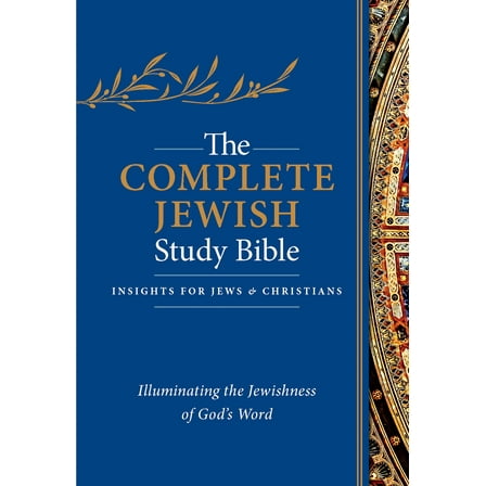 The Complete Jewish Study Bible - Blue Flexisoft - Thumb Indexed Genuine Lea...