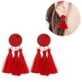 thumbnail image 4 of Boucles d'Oreilles pour Femmes Style Boho à Pampilles Charmantes Bijoux, 4 of 6