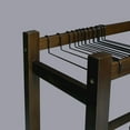 thumbnail image 4 of Casual Home Wooden Rolling Pants Trolley with 16 Hangers, 4 of 12