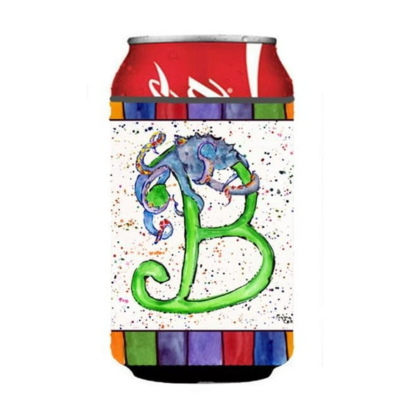 Letter B With Octupus Can Or Bottle Hugger
